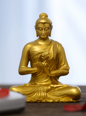 三宝佛释迦牟尼佛像摆件