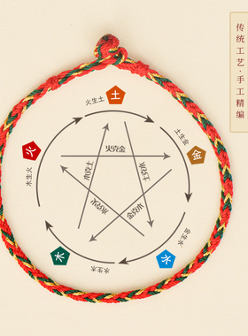 本命年金刚结手工编织手绳