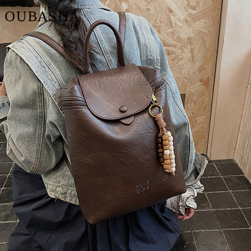 欧芭莎大容量轻便超火通勤双肩包