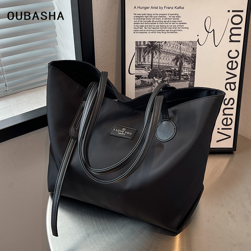 大容量包包女2025新款秋冬百搭上班通勤单肩包黑色小众帆布托特包,箱包皮具/热销女包/男包,托特包,淘宝优惠券,粉丝福利购,淘宝优惠卷
