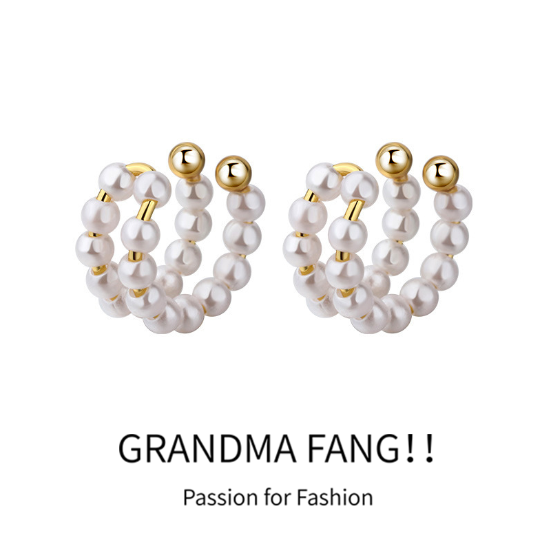 方奶奶 多层C型珍珠耳骨夹小巧简约气质耳饰品设计感无耳洞耳夹女,饰品/流行首饰/时尚饰品新,耳夹,淘宝优惠券,粉丝福利购,淘宝优惠卷