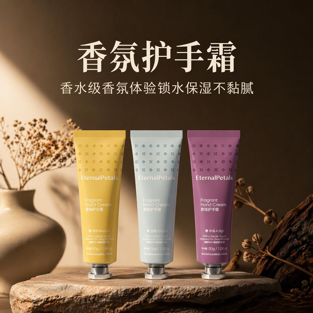 香水护手霜保湿不黏腻留香