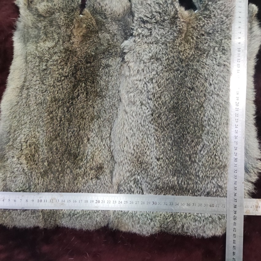真兔皮毛一体獭兔衣服内胆原料手工diy 护膝膝盖防寒猫窝狗窝垫子