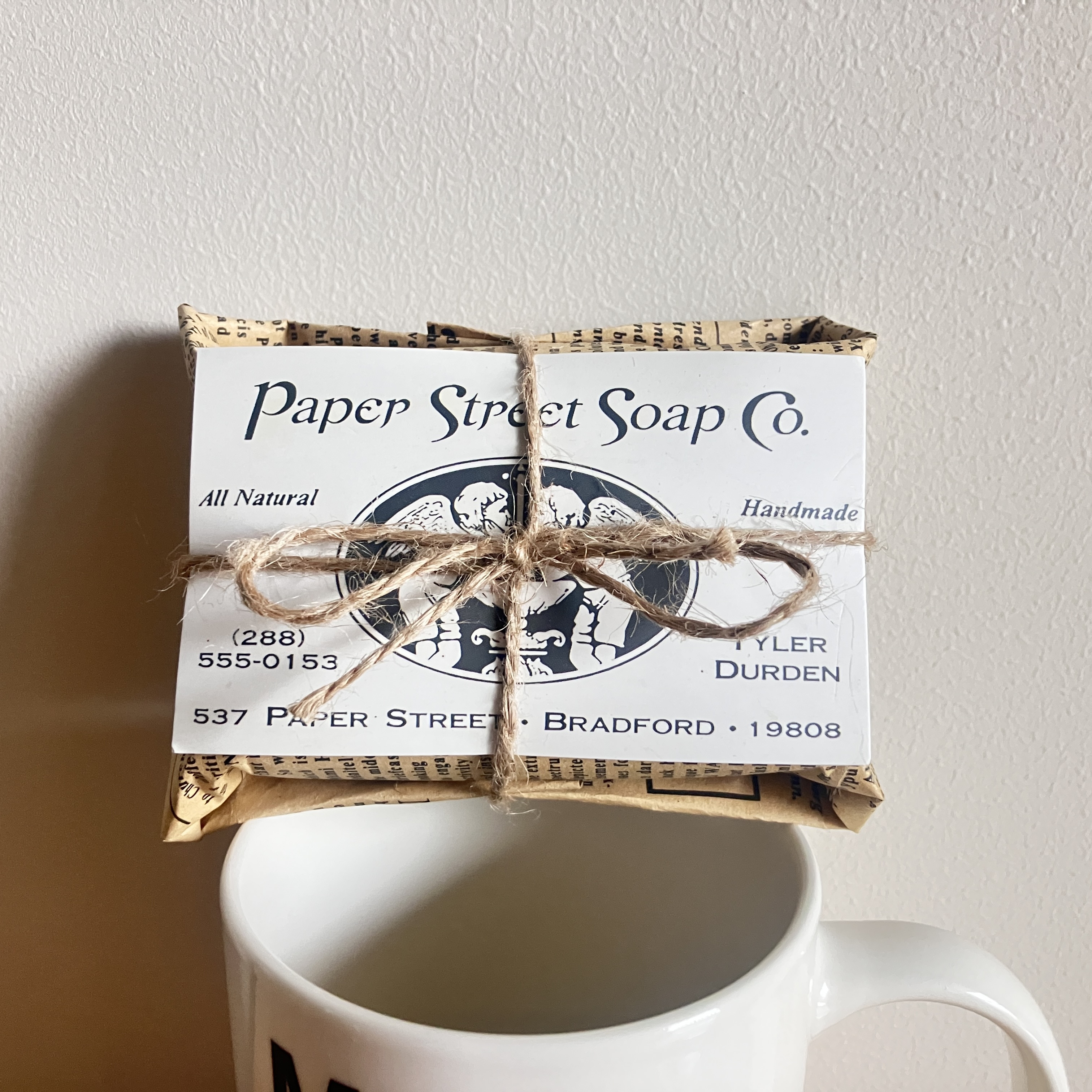 thumbnail for Fight Club Soap, the Same Style as the Movie, Handmade Soap, Movie Collectible Prop