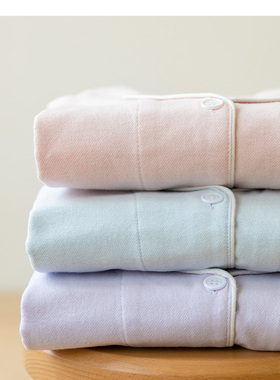 日系纯棉磨毛绒布春秋男士秋冬长袖长裤情侣睡衣秋季两件套家居服