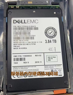 DELL ILT3T8A EMC SSD 3.84T SAS 0X8F87 12G PM1643 R740硬盘