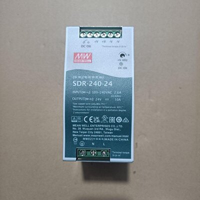 明纬导轨电源型号SDR24024原装正品成色95新议价