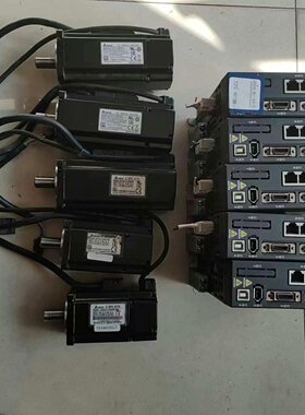台达A2伺服电机200w套装，驱动器ASD一A2一0221一议价