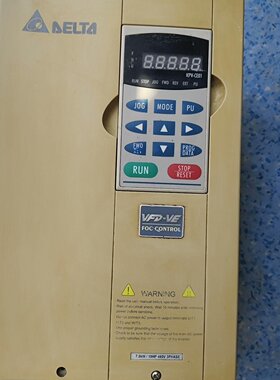 台达变频器VFDVE7.5KW二手拆机功能包好成色如议价