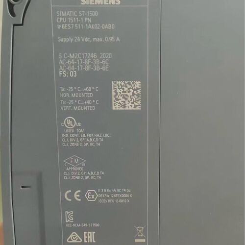 西门子SIMATICS71500CPU15111议价