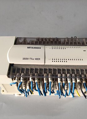 PLC三菱二手拆机FX2N48ER实物拍摄包邮功能议价