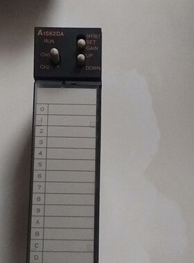 Mitsubishi A1S62DA PLC模块，功能完好，议价