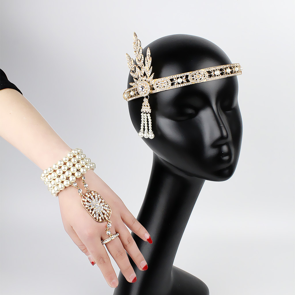 头饰合金新娘发箍1920s同款头饰