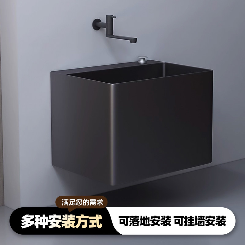 【官方认证】不锈钢挂墙拖把池