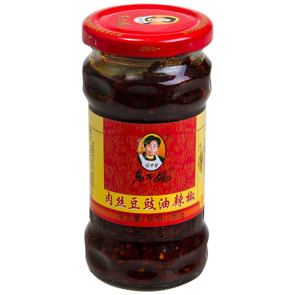 5瓶全国包邮正品老干妈肉丝豆豉油辣椒280g 辣椒酱 拌饭拌面酱