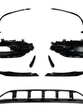 适用奔驰A级 W176 2016-2018前杠包围前唇风刀A45 AMG前风刀改装