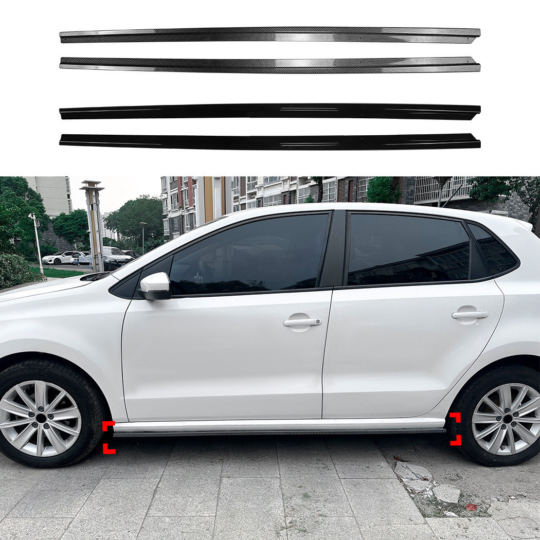 适用大众Polo 6R 6C波罗2009-2017侧裙小包围扰流板外饰跨境改装