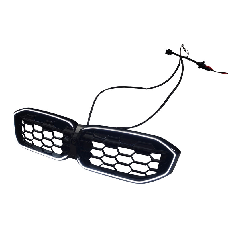 适用2023-2024款3系G20 流星款带灯发光中网