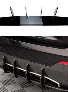 适用宝马4系双门轿跑Coupe G22 2020+后唇后刀锋扰流板风刀改装