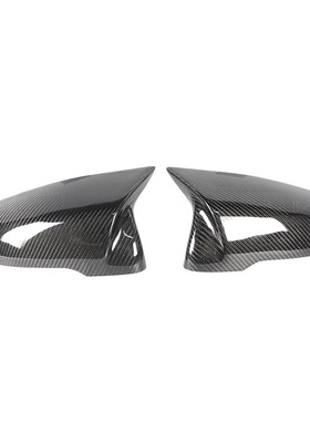 适用于宝马x11系F48 F49 F45 F46 F39真碳纤牛角替换后视镜壳罩