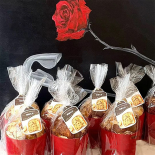 圣诞新年潘娜托尼蛋糕纸杯面包纸托耐高温戚风蛋糕包装盒模具烤杯