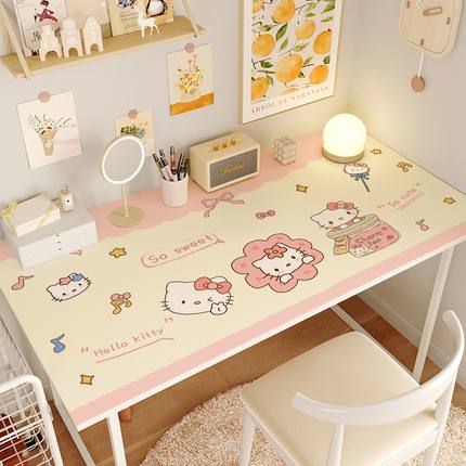 卡通HelloKitty桌垫PVC学生学习防水环保书桌布学生写字台面桌垫