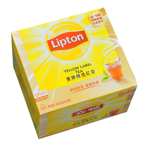 立顿黄牌精选红茶 斯里兰卡 袋泡茶叶茶包2克X200袋/400克