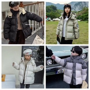 牛哆哆木瓜汁冬男童特价羽绒服儿童加厚外套女童宝宝上衣断码清仓