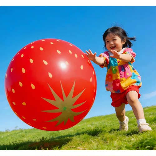 户外充气大足球儿童玩具亲子互动草坪运动会道具巨型加厚沙滩团建