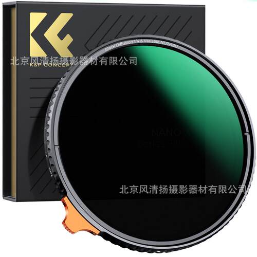 K&F Concept 卓尔 可调黑柔1/4+可调ND2-400 82mm Nano-X ND8-