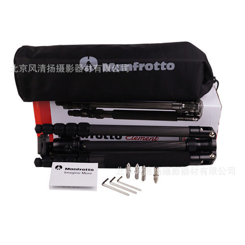 曼富图（Manfrotto）MKELEB5CF-BH  反折式大号碳纤维旅行三脚架