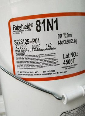 美国赫伯特Fabshield 81N1管道焊丝E71T8-Ni1J/81N1管道药芯焊丝