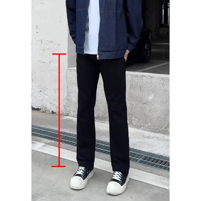 黑色提档加绒牛仔裤男款冬季修身