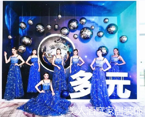 大号圣诞球不锈钢装饰球电镀球吊球挂件橱窗店庆商场吊顶彩球金球
