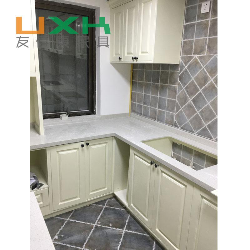 整体厨房橱柜全屋可定制北京别墅家具定制地中海北美红橡厨房橱柜