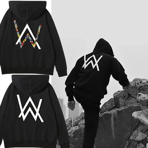 alanwalker艾伦沃克同款卫衣外套连帽衣服秋冬加绒套头男运动上衣