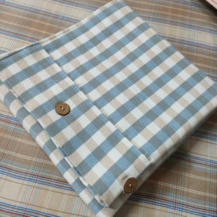 清仓水洗加厚老粗布枕套一对装 防头油枕头套 48cmx74cm单个新款