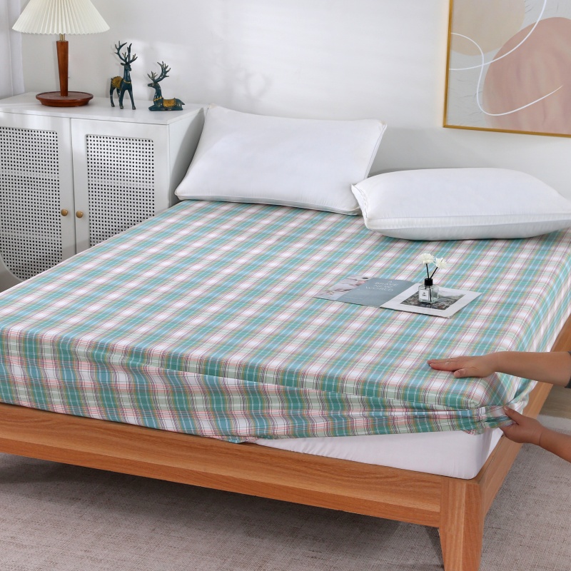 加厚老粗布床笠隔脏床垫保护罩