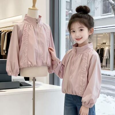 女童外套春装2026新款儿