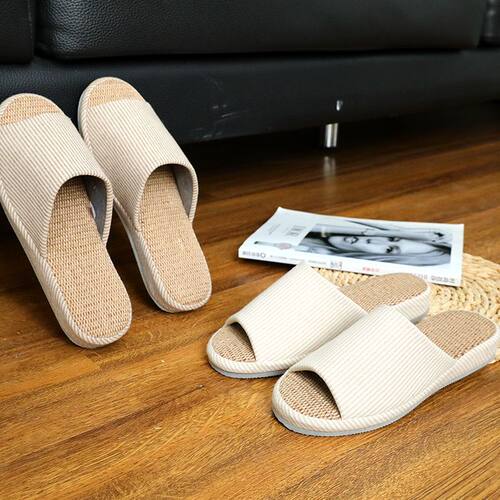 EVA不粘灰凉柔厚底家居拖鞋情侣