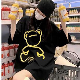 网红套装 孕早期小个子大码 夏装 薄款 女上衣运动外出夏季 纯棉孕妇装