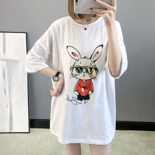 夏季 半袖 外出时尚 T恤孕妇装 喂奶衣服薄 短袖 纯棉哺乳衣产后辣妈款