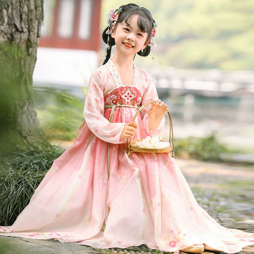 女童汉服春秋中国风古装公主裙子