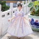 小女孩古装 冬季 裙子 儿童加绒古风连衣裙2026新款 汉服女童秋冬唐装