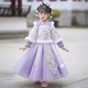 女孩古装 儿童古风唐装 拜年服中国风过年服 2026新款 女童汉服秋冬款
