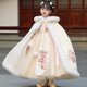 儿童加厚过年服中国风拜年服 连衣裙2026新款 汉服女童冬款 加绒古装