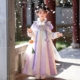 古装 冬季 拜年服 儿童国风唐装 女童汉服秋冬古风加绒连衣裙2026新款