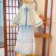 儿童新年拜年服女孩唐装 2026新款 国风加厚马面裙套装 汉服女童冬季