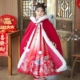 裙子 儿童加绒连衣裙女孩古装 女童汉服秋冬款 中国风拜年服2026新款