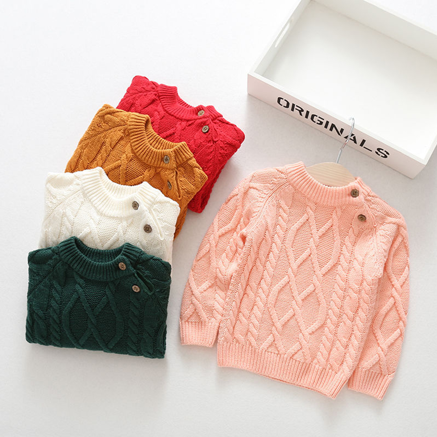 儿童毛衣秋冬宝宝加绒加厚打底衫